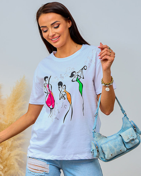 Royalfashion Damski t-shirt z nadrukiem