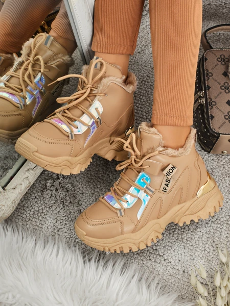 Royalfashion Sneakersy damskie z ociepleniem Potomi