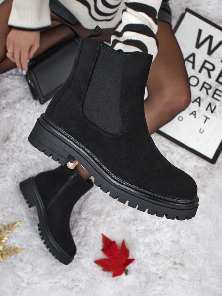 Жіночі ботильйони a'la челсі з еко-замші Zarelle