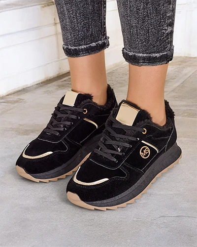 Royalfashion Утеплені кросівки для жінок з хутром Борис