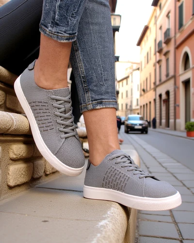 Royalfashion Damskie materiałowe buty sportowe Norbiese