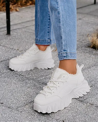 Royalfashion Sneakersy damskie z ociepleniem Wonfi