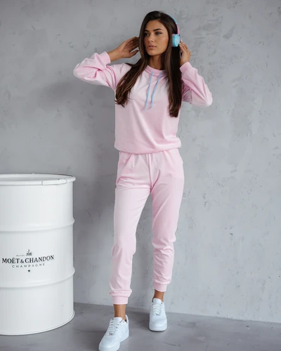 Royalfashion Damski komplet dresowy a'la welur
