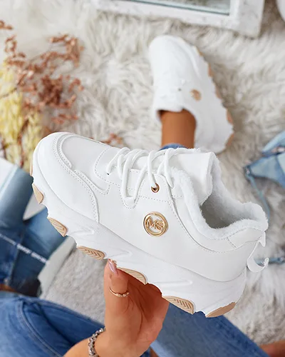 Royalfashion Sneakersy damskie z ociepleniem Caromi