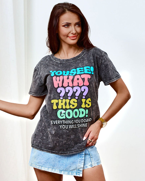 Royalfashion Damski t-shirt z nadrukiem