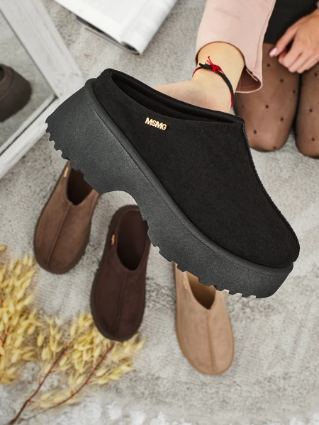 Krótkie buty a'la śniegowce damskie Calindra