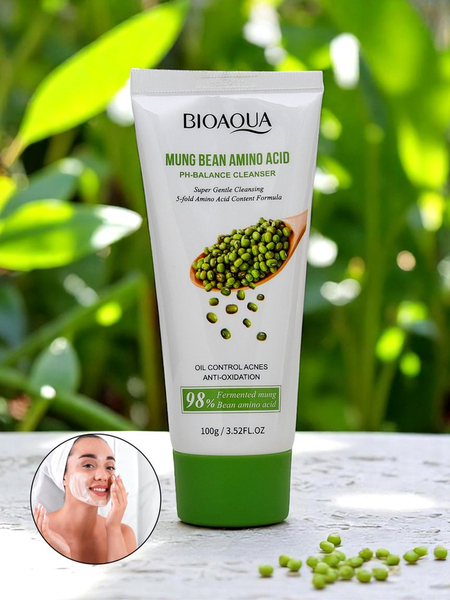 Pianka oczyszczająca z ekstraktem z fasoli