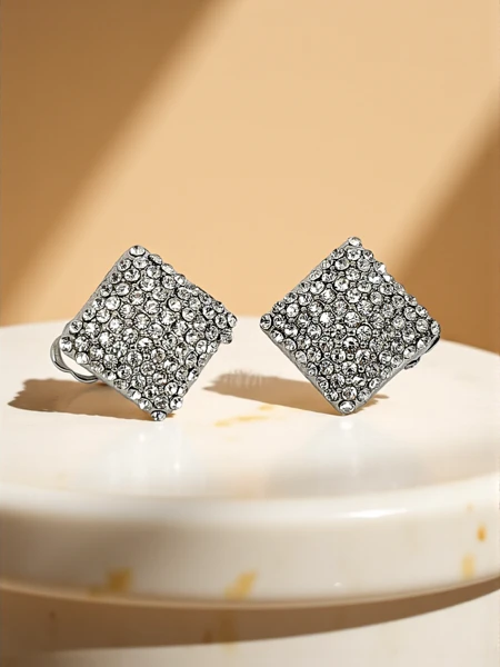 Royalfashion Klipsy kolczyki damskie z cyrkoniami