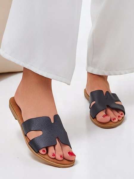 Royalfashion Damskie klapki na płaskiej podeszwie Casual Style