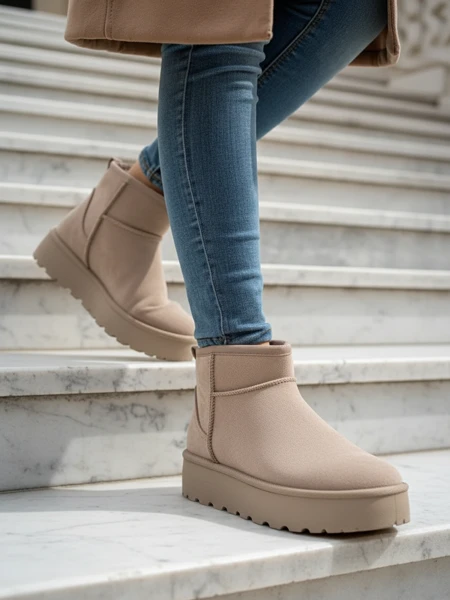 Royalfashion Buty a'la śniegowce damskie na platformie Dagodo