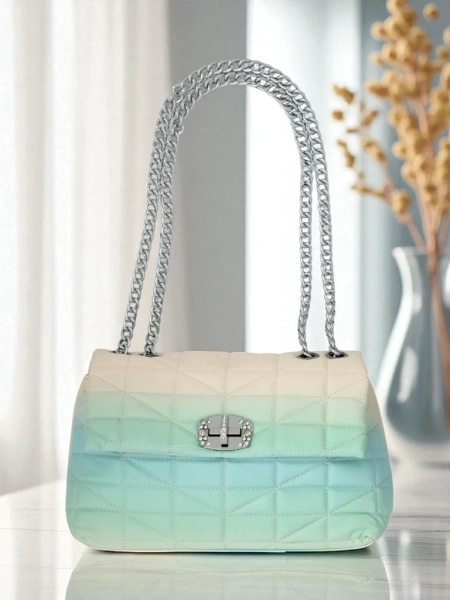 Royalfashion Mała damska torebka z eko skóry ombre Sophie Rose