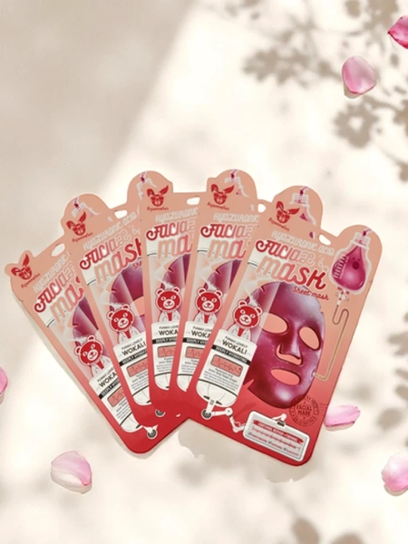 Maseczka do twarzy z kwasem hialuronowym łagodząca i ujędrniająca