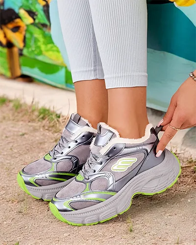 Royalfashion Sneakersy damskie z ociepleniem Cimen