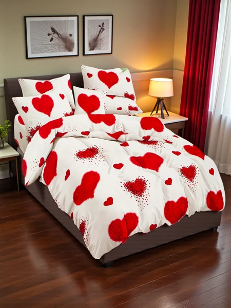 Royalfashion Wzorzysta pościel 160x200 komplet 3-CZĘŚCI