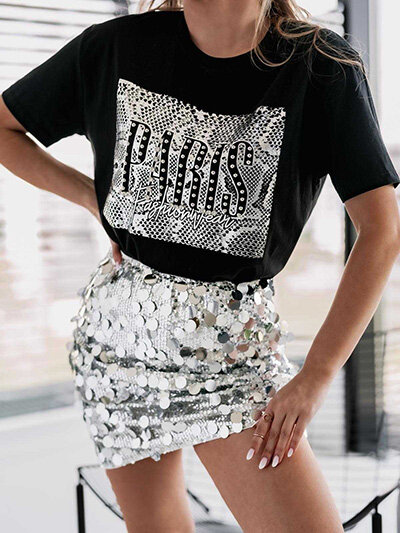 Royalfashion Damski t-shirt z nadrukiem