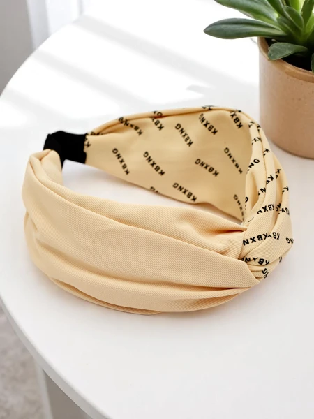 Royalfashion Opaska do włosów z pleceniem we wzorki Laras