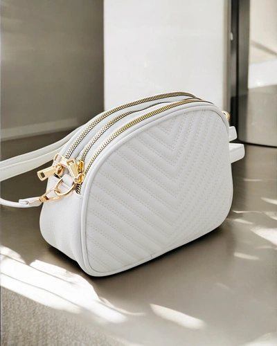 Royalfashion Owalna mała damska torebka z eko skóry