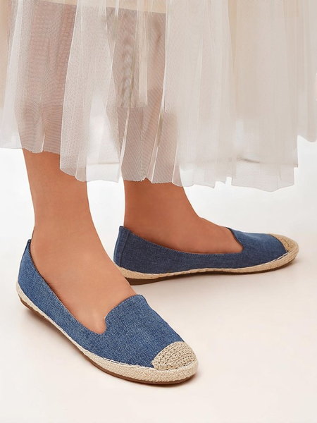 Royalfashion Damskie espadryle eko zamszowe Bombei