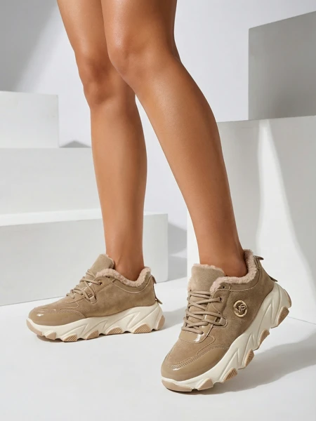 Royalfashion Sneakersy damskie z ociepleniem Caroz