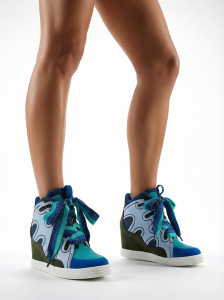 Royalfashion botki na koturnie damskie Ropon