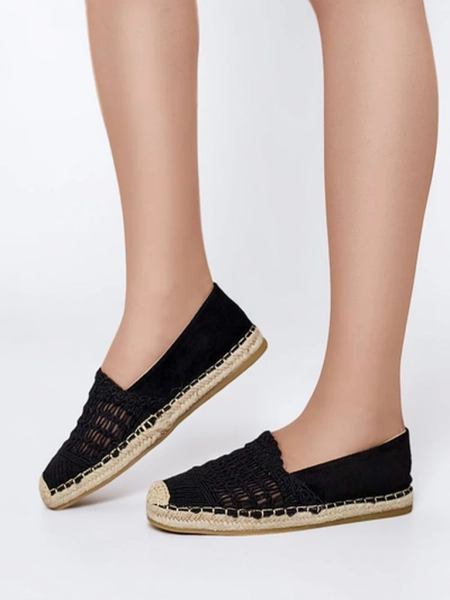 Royalfashion Ażurowe damskie espadryle Cetillad