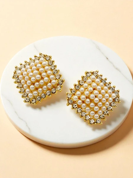 Royalfashion Klipsy kolczyki damskie z cyrkoniami