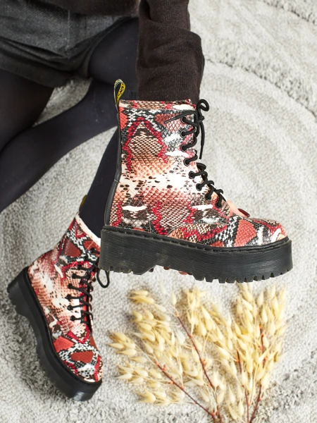 Жіночі ботильйони-робочі з тисненням Isadore