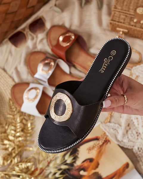 Royalfashion Жіночі шльопанці Olerna на плоскій підошві