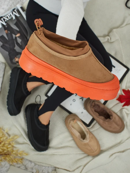 Krótkie buty a'la śniegowce damskie Velisee