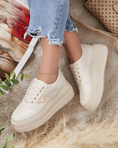 Royalfashion Damskie buty sportowe na platformie Aseldas