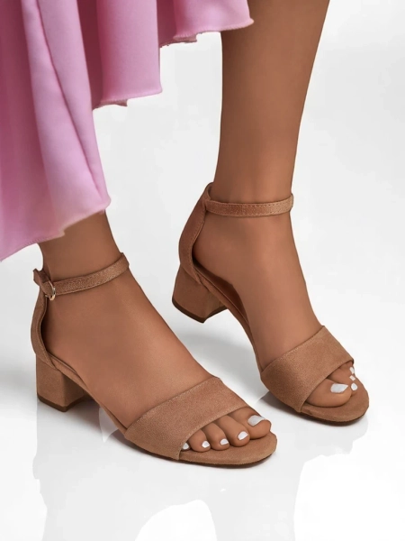 Royalfashion Damskie sandały na niskim obcasie SoftHeels