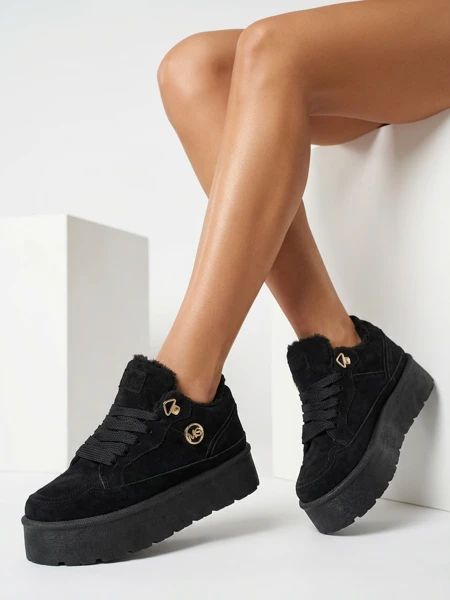 Royalfashion Ocieplane sneakersy damskie Zoovi