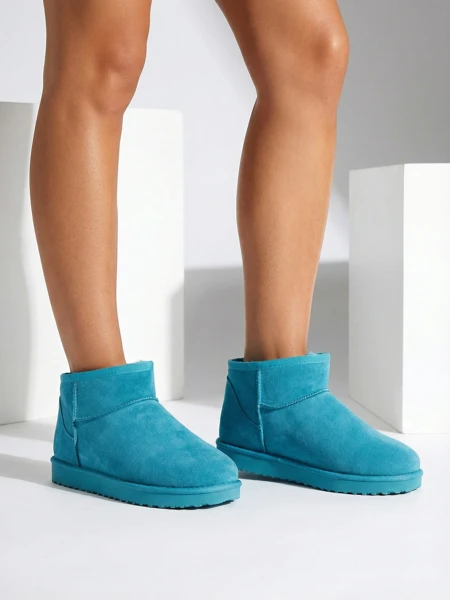 Royalfashion Krótkie buty a'la śniegowce damskie Hozis