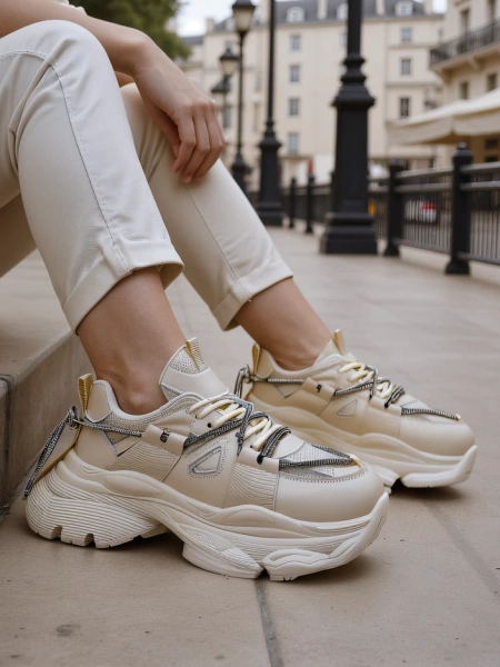 Royalfashion Sneakersy damskie na grubszej podeszwie Reterri