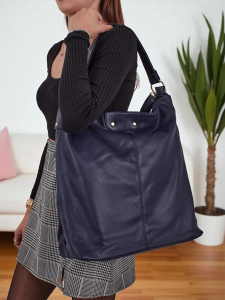 Torebka damska shopper z eko skóry Velinda Score