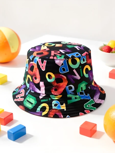Royalfashion Dziecięcy Kapelusz typu Bucket Color Splash Bucket