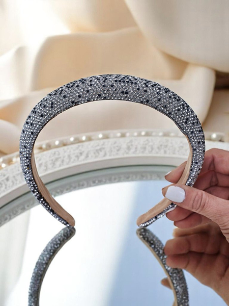 Royalfashion Opaska do włosów z cyrkoniami i perełkami Bianka