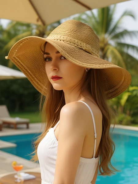 Royalfashion Жіночий солом'яний капелюх Falina