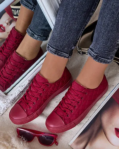 Royalfashion Damskie pikowane trampki Nivve