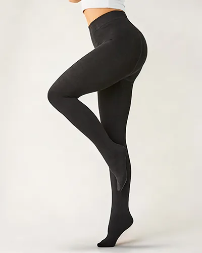 Royalfashion Damskie zimowe rajstopy ocieplane