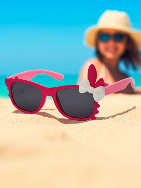 Royalfashion Okulary przeciwsłoneczne dziecięce z ozdobami Bunny Shine