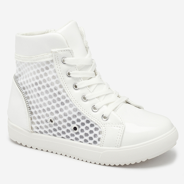 Білі кросівки для дівчаток Borris- Footwear