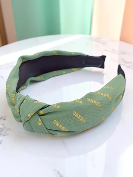 Royalfashion Opaska do włosów z pleceniem we wzorki Grafity Boom