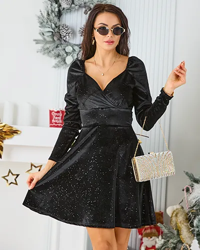 Royalfashion Жіноча сукня з стразами