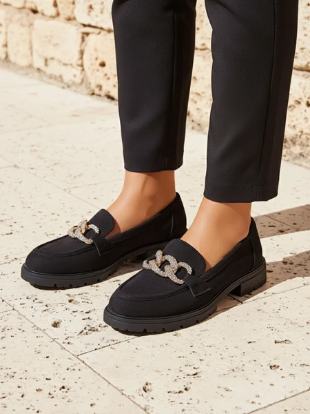 Royalfashion Eleganckie mokasyny damskie Bornello