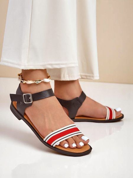 Royalfashion Damskie sandały na płaskiej podeszwie Naya