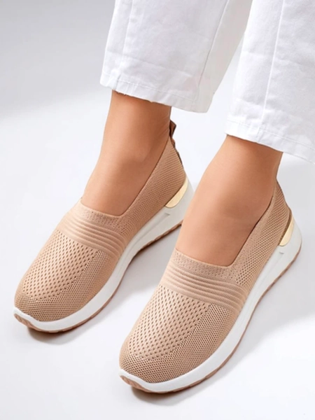 Royalfashion Materiałowe damskie półbuty slip on Perfeti