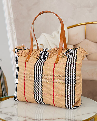 Royalfashion Tkaninowa torba damska na ramię