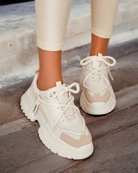 Royalfashion Sneakersy damskie na platformie Bereya