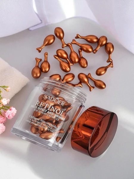 Sadoer Kapsułki pod oczy z kolagenem i retinolem- ujędrniają skórę i redukują cienie